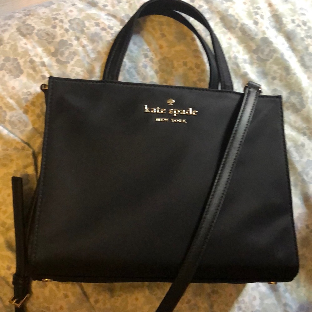 Kate Spade New York black nylon satchel